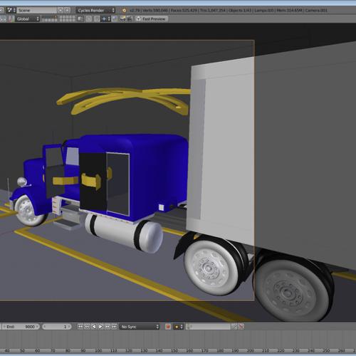 Tractor Trailer with Rig preview image